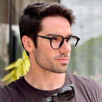 safine com br oculos 2 em 1 clip on masculino redondo preto samuel 5