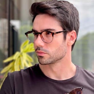 safine com br oculos 2 em 1 clip on masculino redondo tartaruga e cinza samuel 8