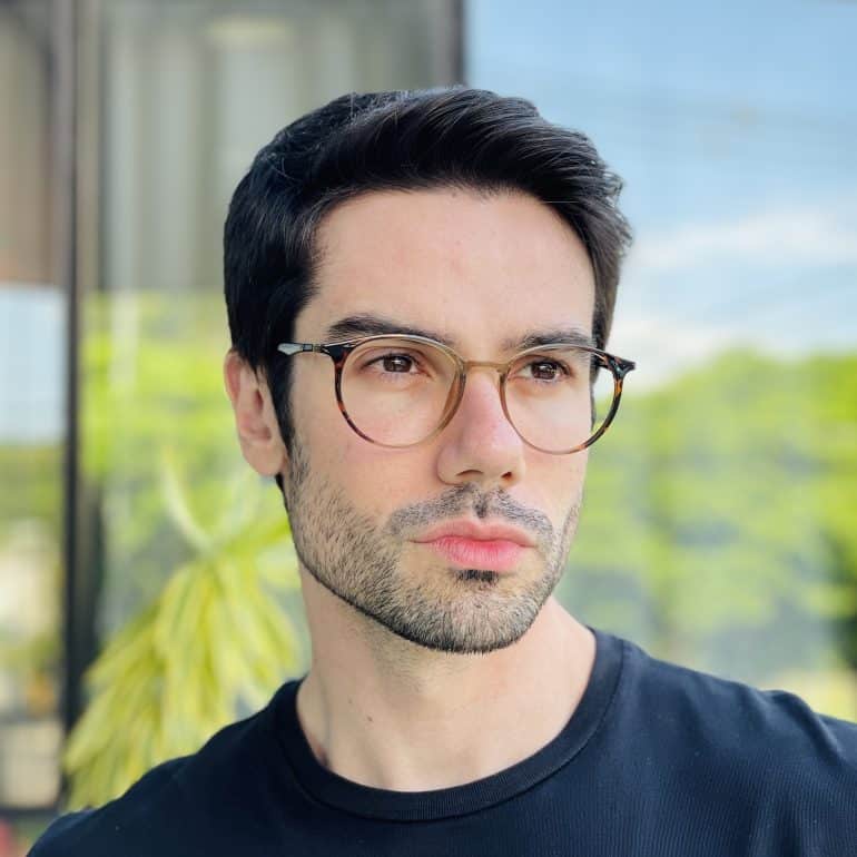 safine com br oculos 2 em 1 clip on masculino redondo tartaruga e verde otto 4