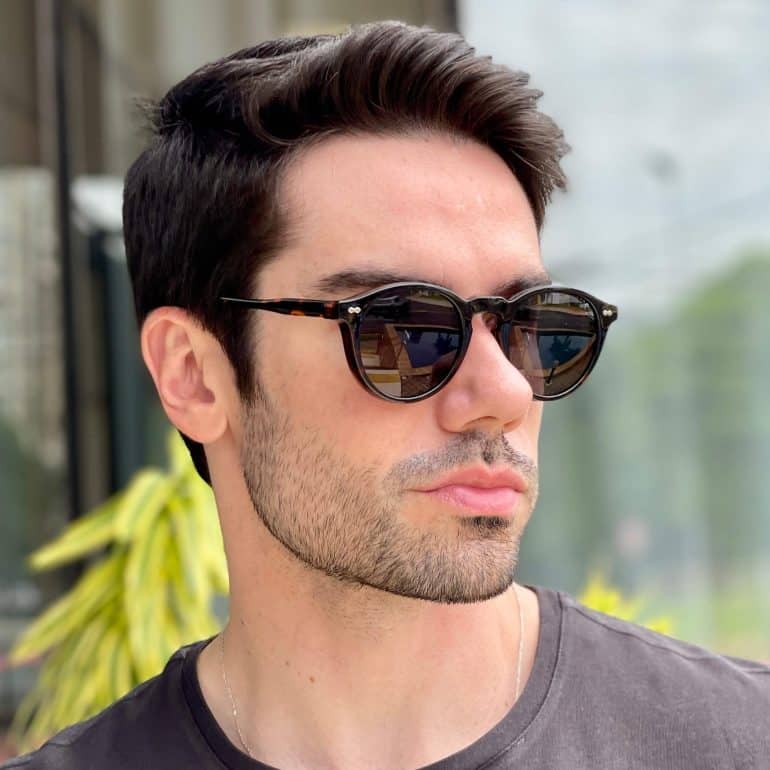 safine com br oculos 2 em 1 clip on masculino redondo tartaruga samuel 1