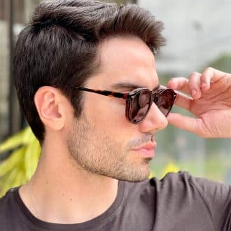 safine com br oculos 2 em 1 clip on masculino redondo tartaruga samuel 2
