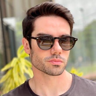 safine com br oculos 2 em 1 clip on masculino redondo tartaruga samuel