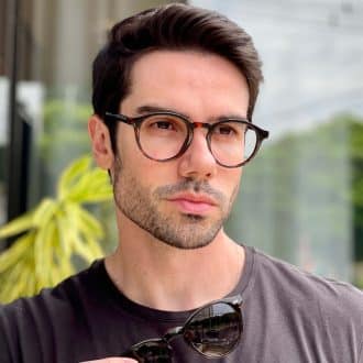 safine com br oculos 2 em 1 clip on masculino redondo tartaruga samuel 4
