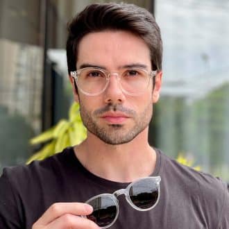 safine com br oculos 2 em 1 clip on masculino redondo transparente samuel 4