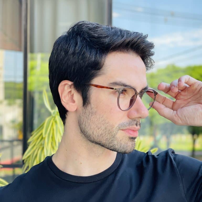 safine com br oculos 2 em 1 clip on masculino redondo verde militar otto 4