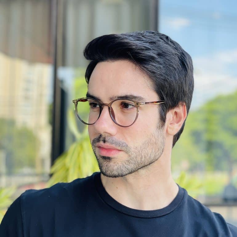 safine com br oculos 2 em 1 clip on masculino redondo verde militar otto 5