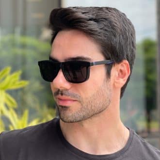 safine com br oculos 2 em 1 clip on masculino retangular preto e azul felippe 3