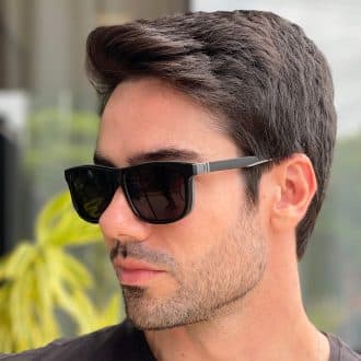 safine com br oculos 2 em 1 clip on masculino retangular preto e cinza felippe 3