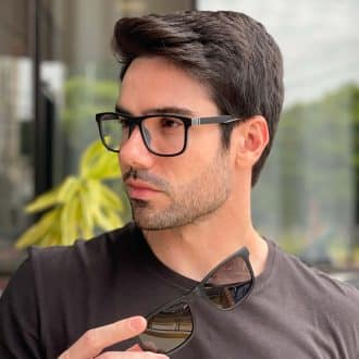 safine com br oculos 2 em 1 clip on masculino retangular preto e cinza felippe 8