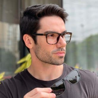 safine com br oculos 2 em 1 clip on masculino retangular preto e tartaruga felippe 6