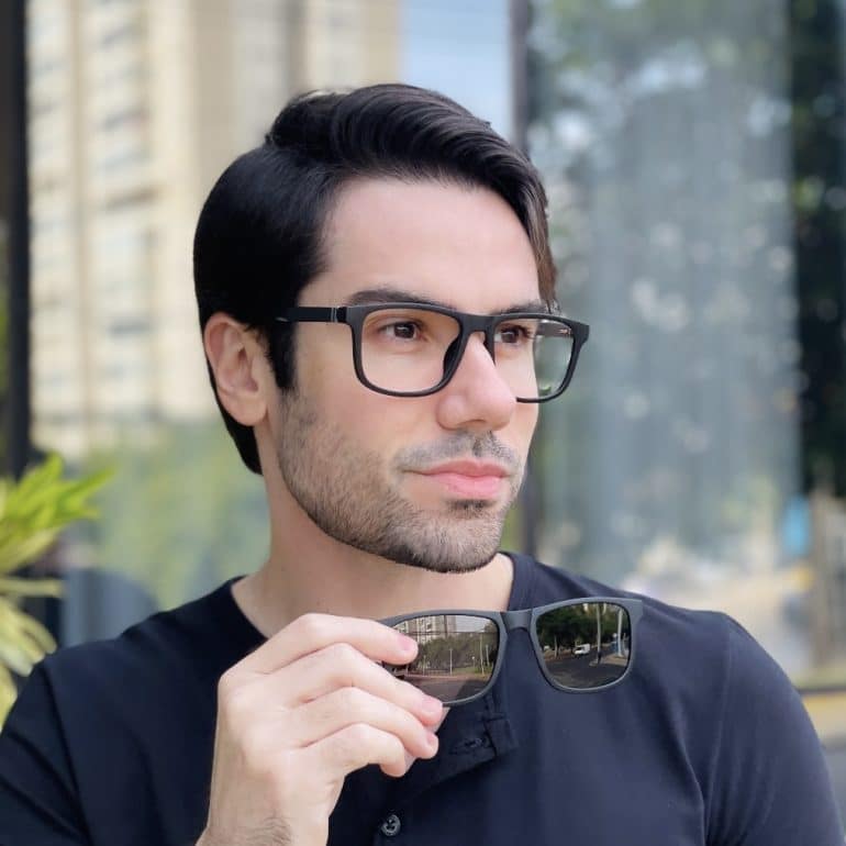 safine com br oculos 2 em 1 clip on masculino retangular preto felippe 1