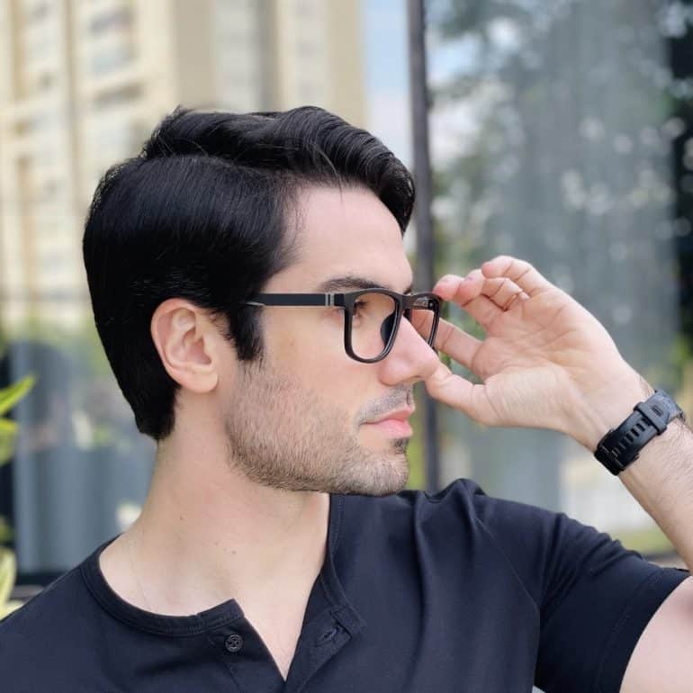 safine com br oculos 2 em 1 clip on masculino retangular preto felippe 4