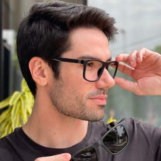 safine com br oculos 2 em 1 clip on masculino retangular preto felippe 6