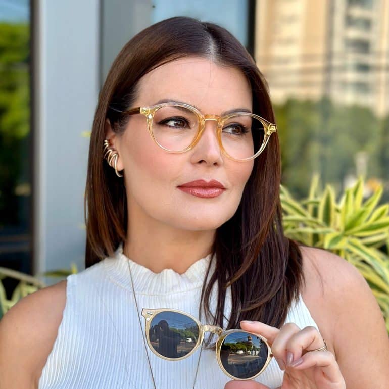 safine com br oculos 2 em 1 clip on redondo champanhe olivia 4
