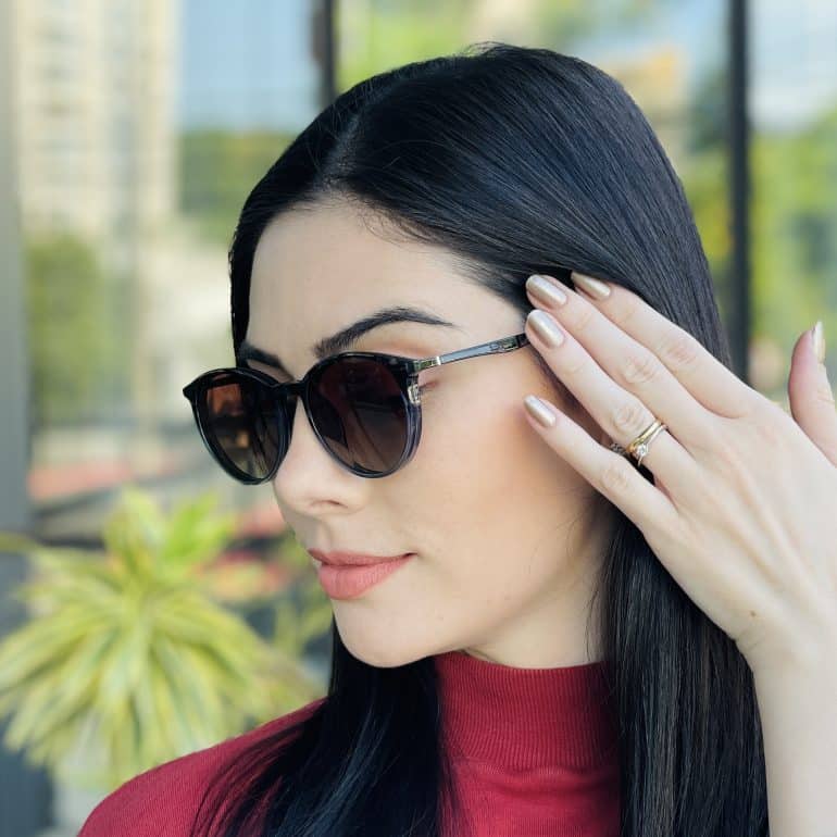 safine com br oculos 2 em 1 clip on redondo tartaruga e azul cloe 4
