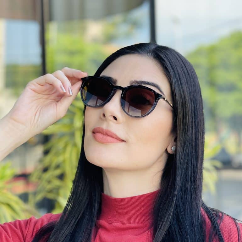 safine com br oculos 2 em 1 clip on redondo tartaruga e azul cloe 5