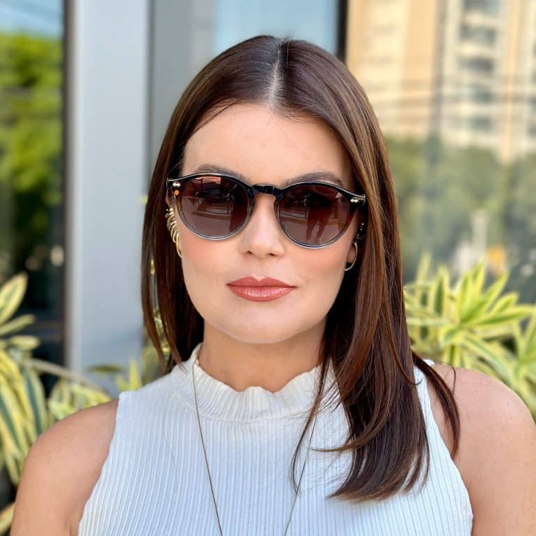 safine com br oculos 2 em 1 clip on redondo tartaruga e cinza olivia