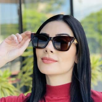 safine com br oculos de sol feminino gatinho marrom laura 2