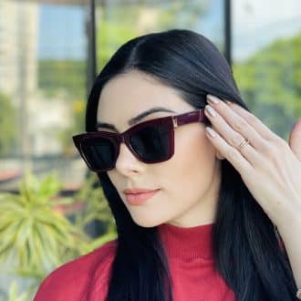 safine com br oculos de sol feminino gatinho marsala laura 1