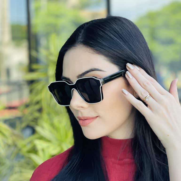 safine com br oculos de sol feminino quadrado preto valentina 2