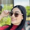 safine com br oculos de sol feminino quadrado rose valentina