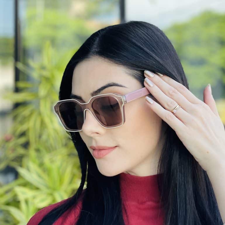 safine com br oculos de sol feminino quadrado rose valentina 3