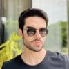 safine com br oculos de sol masculino redondo preto rafael 1