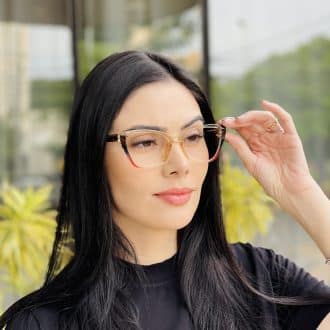 safine com br oculos feminino 2 em 1 clip on gatinho colorido melissa 1