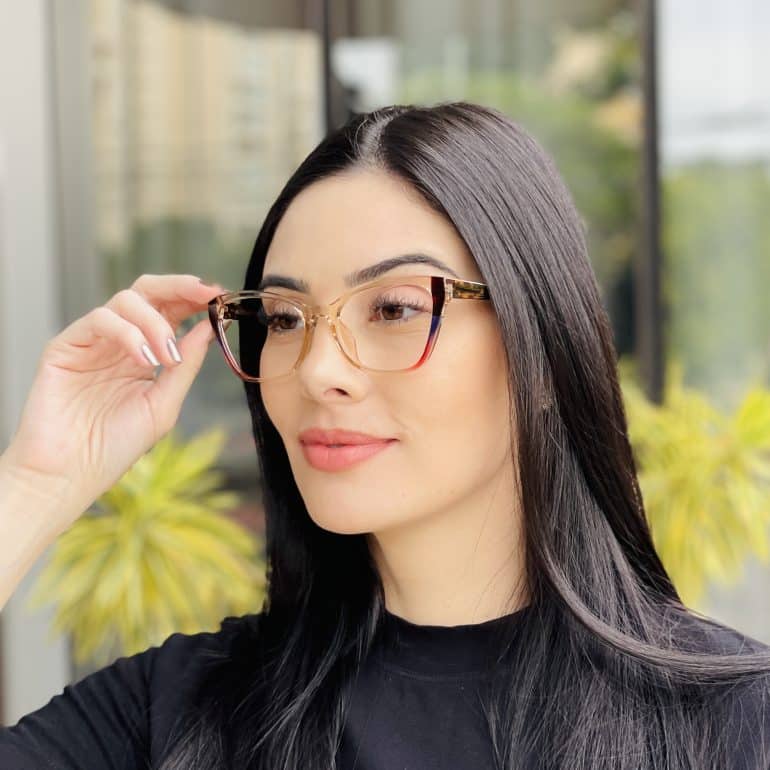 safine com br oculos feminino 2 em 1 clip on gatinho colorido melissa 4