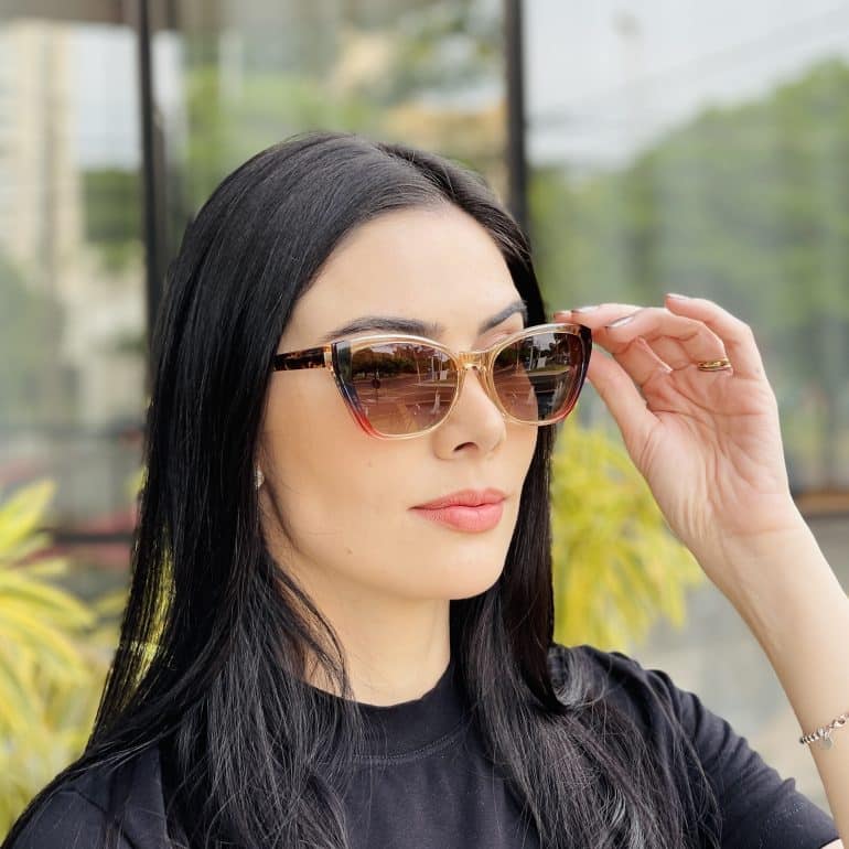 safine com br oculos feminino 2 em 1 clip on gatinho colorido melissa 5