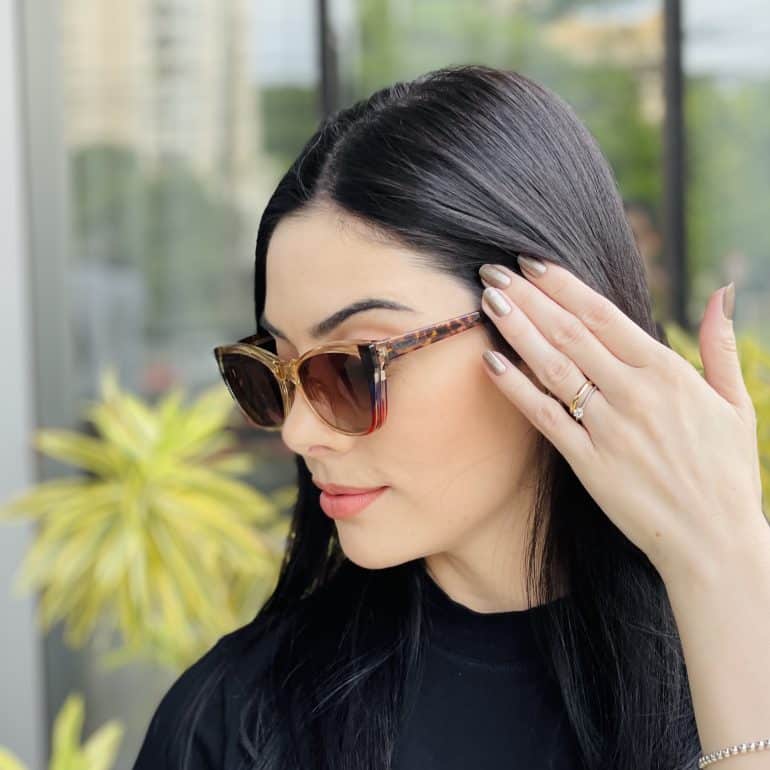 safine com br oculos feminino 2 em 1 clip on gatinho colorido melissa 6