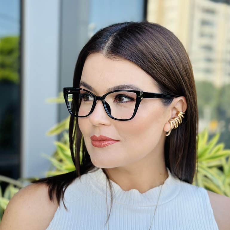 safine com br oculos feminino 2 em 1 clip on gatinho preto marina 3