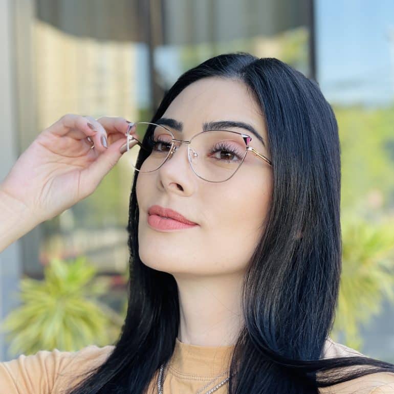 safine com br oculos 2 em 1 clip on gatinho dourado michele c1 2