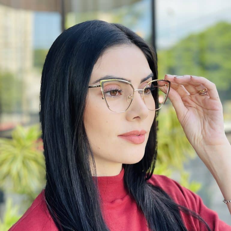 safine com br oculos 2 em 1 clip on gatinho marrom fernanda 2