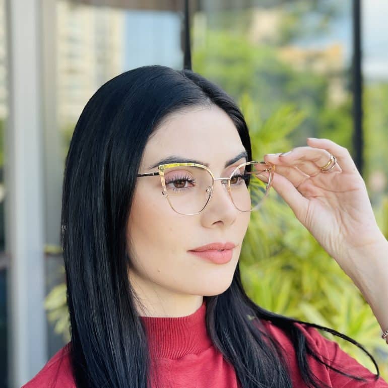 safine com br oculos 2 em 1 clip on gatinho rose fernanda 2