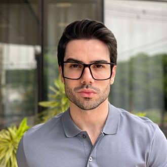 safine com br oculos 2 em 1 clip on masculino retangular azul escuro dave 1