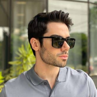 safine com br oculos 2 em 1 clip on masculino retangular azul escuro dave 6