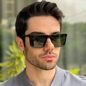 safine com br oculos 2 em 1 clip on masculino retangular preto dave