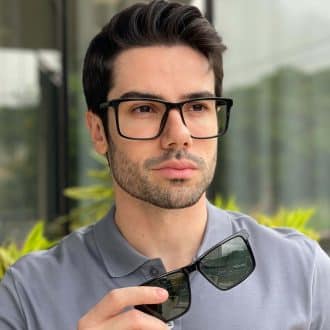 safine com br oculos 2 em 1 clip on masculino retangular preto dave 4
