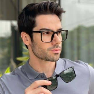 safine com br oculos 2 em 1 clip on masculino retangular preto dave 5