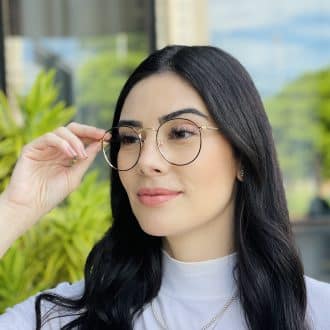 safine com br oculos de grau feminino redondo preto drica 1