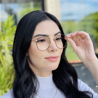 safine com br oculos de grau feminino redondo preto drica 2