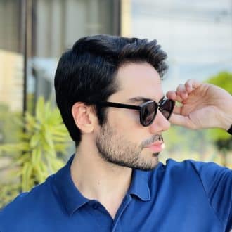 safine com br oculos de sol masculino quadrado preto james 1