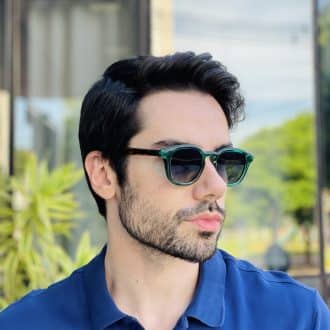 safine com br oculos de sol masculino quadrado verde james 1