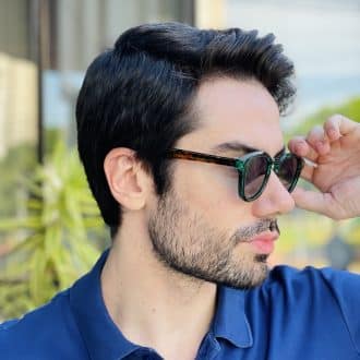 safine com br oculos de sol masculino quadrado verde james 3