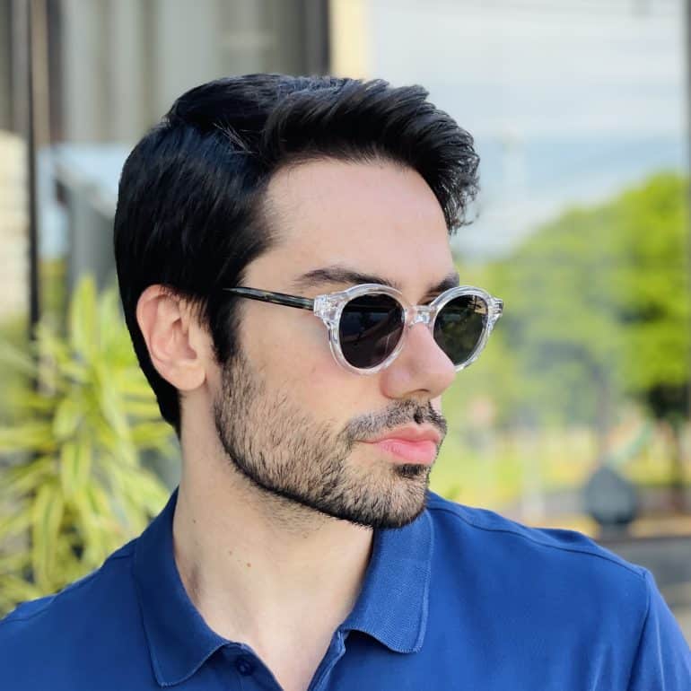 safine com br oculos de sol masculino redondo transparente denis 3