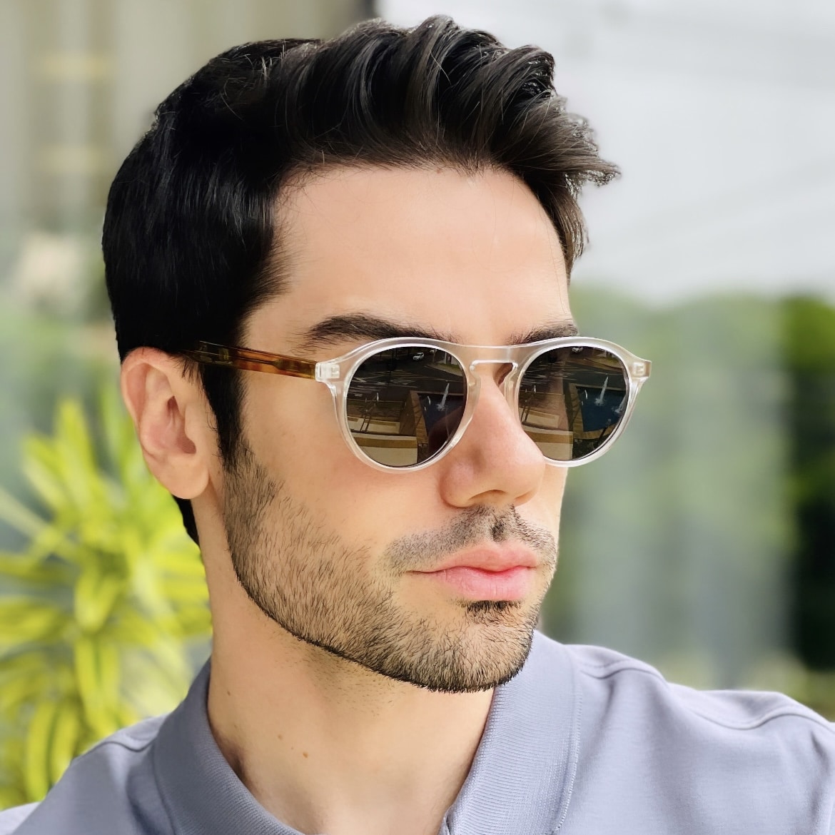 safine com br oculos de sol masculino redondo transparente isaac 1 safine com br oculos de sol masculino redondo transparente isaac 1