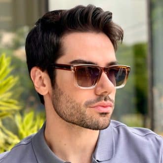 safine com br oculos de sol masculino retangular marrom kevin 1