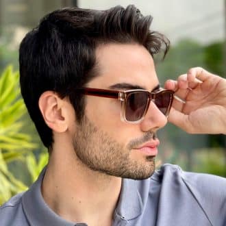 safine com br oculos de sol masculino retangular marrom kevin 2