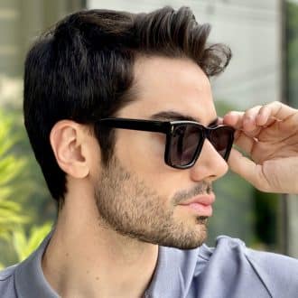 safine com br oculos de sol masculino retangular preto kevin 1